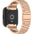 Bransoleta Stalowa do Xiaomi Redmi Watch 3 Active, Różowa rose gold
