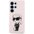 Etui Karl Lagerfeld do Samsung Galaxy S25 Ultra, Etui Karl Lagerfeld Graffiti Ikonik, różowe