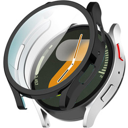 2w1 Etui z Osłoną na Ekran do Samsung Galaxy Watch 7 40mm, Czarne