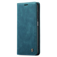 Etui CASEME do Samsung Galaxy M33 5G, Leather Wallet Case, niebieskie