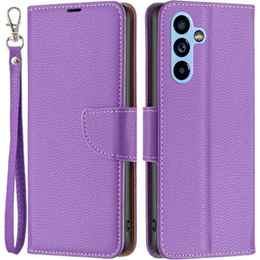 Etui z klapką do Samsung Galaxy A54 5G, Wallet Litchi Magnet, fioletowe