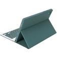 Etui z klawiaturą do Samsung Galaxy Tab S6 Lite 10.4" 2020/2022/2024, Pen Slot, zielone