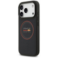 Etui RED BULL do iPhone 17 Pro, Meshed Red Ring, do MagSafe, granatowe