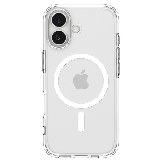 Etui Spigen do iPhone 17, Ultra Hybrid MagSafe, Clear/White