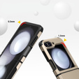Etui pancerne do Samsung Galaxy Z Flip7 FE / Z Flip6, Armor Shockproof, złote