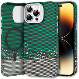 Etui do iPhone 14 Pro Max, Frame Kickstand, do MagSafe, Sand Green