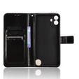 Etui z klapką do Nothing CMF Phone 1, Crazy Horse Wallet, czarne