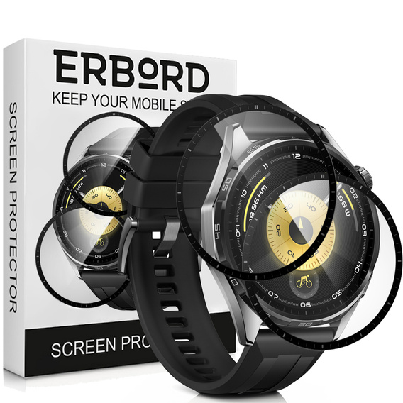 2x Szkło Hybrydowe ERBORD do Huawei Watch GT 6 46mm