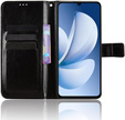 Etui z klapką do Realme Note 70T 4G, Crazy Horse Wallet, czarne