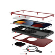 Etui do iPhone 15 Pro Max, DefenderMag, czerwone