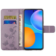 Etui z klapką do Samsung Galaxy M23, Butterfly, fioletowe