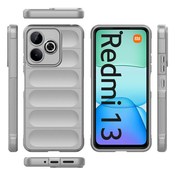 Etui do Xiaomi Redmi 13, Gaming Shockproof, szare