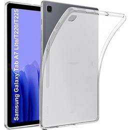 Etui do Samsung Galaxy Tab A7 Lite 8.7 T220 / T225, Silikonowe, przezroczyste