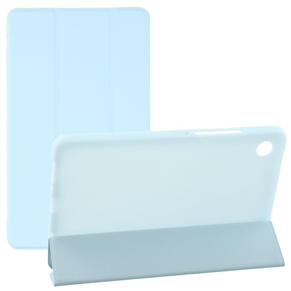 Etui z klapką do Samsung Galaxy Tab A9+/A11+, Tri-fold, niebieskie