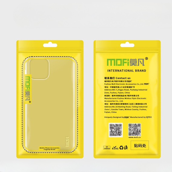 Etui MOFI Case do Huawei Nova Y61,Cienkie, Przezroczyste