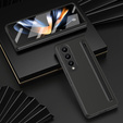 Etui do Samsung Galaxy Z Fold 4 5G, ze szkłem i rysikiem, czarne