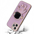 Etui do iPhone 13 Pro Max, Astronaut, fioletowe