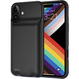 Etui z Baterią 6000mAh do iPhone 17, czarne