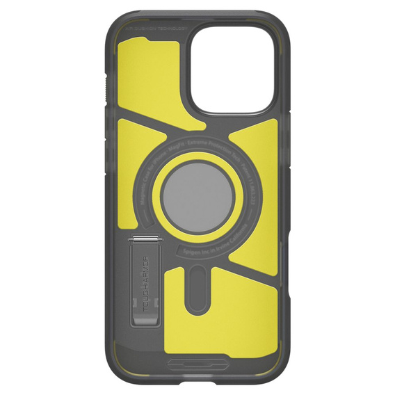 Etui Spigen do iPhone 16 Pro Max, Tough Armor T Mag MagSafe, przydymione czarne