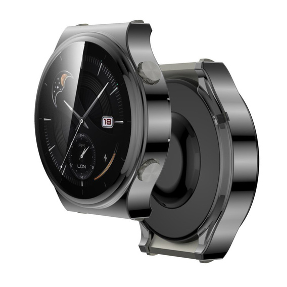 2w1 Etui z osłoną na ekran do Huawei Watch GT 2 Pro, Grafitowy