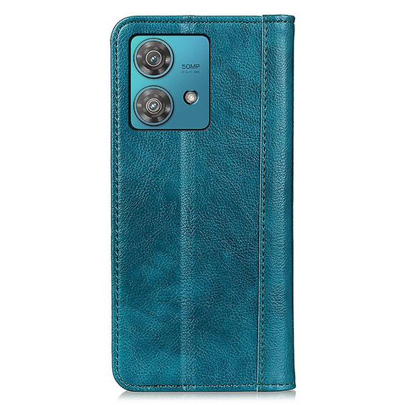 Etui do Motorola Moto G84 5G, Wallet Litchi Leather, zielone