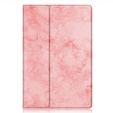 Etui do Samsung Galaxy Tab S9+ z miejscem na rysik, Obrotowe 360°, Różowe