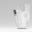 Etui Ringke Fusion MagSafe do Samsung Galaxy S25 Edge – Przezroczyste + Szkło Hartowane 9H