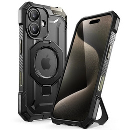Etui Supcase do iPhone 16, Unicorn Beetle Grip Mag, Czarne