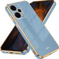 Etui do Xiaomi Poco F5, Glamour CamShield, niebieskie