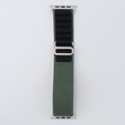 Pasek Nylonowy do Apple Watch 1/2/3/4/5/6/7/8/9/10/11/SE Ultra 1/2/3 42/44/45/46/49mm, Zielony / Czarny