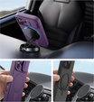 Etui do iPhone 17, Suritch Shockproof, do MagSafe – fioletowe