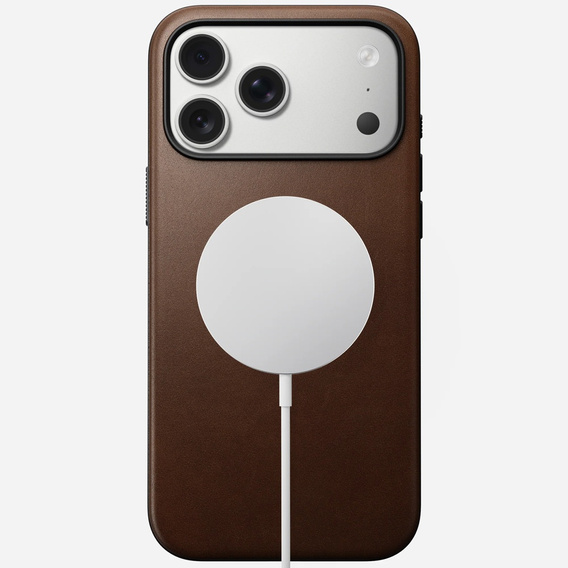 Etui Nomad do iPhone 17 Pro Max, Modern Leather Case, brązowe
