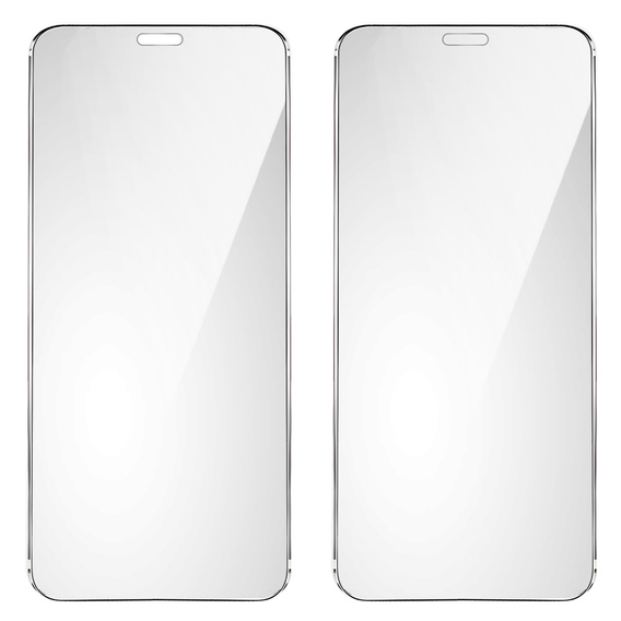 2x Szkło Hartowane do iPhone 11 Pro, ERBORD 9H Hard Glass, szybka