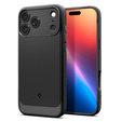 Etui Spigen do iPhone 17 Pro, Rugged Armor MagSafe, Matte Black