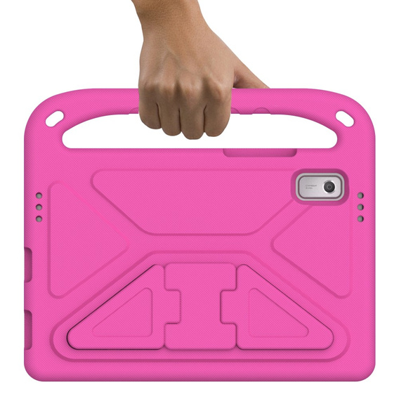 Etui dla dzieci do Lenovo Tab M9, dziecięce z uchwytem, Różowe