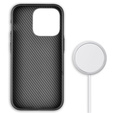 Etui do iPhone 15, Milky Way, szare