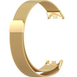 Pasek Bransoleta Milanese do Xiaomi Smart Band 10 / 9 / 8, Złoty