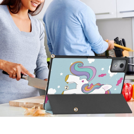 Etui do Lenovo Tab K11 Plus, Smartcase, unicorn