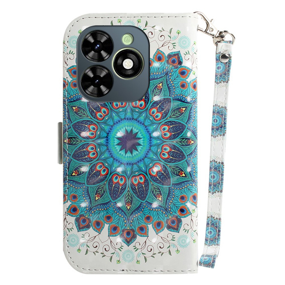 Etui z klapką do Infinix Hot 40i, Wallet, Mandala Flower
