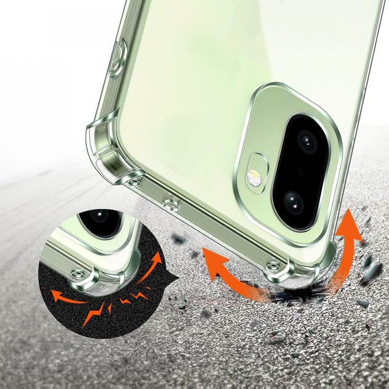 Etui do OnePlus 15R, Dropproof, przezroczyste