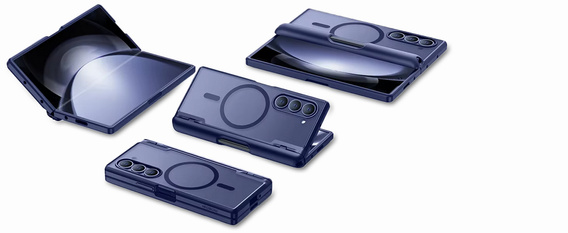 Etui do Samsung Galaxy Z Fold6 5G, Mobosi kompatybilny z MagSafe, lavender