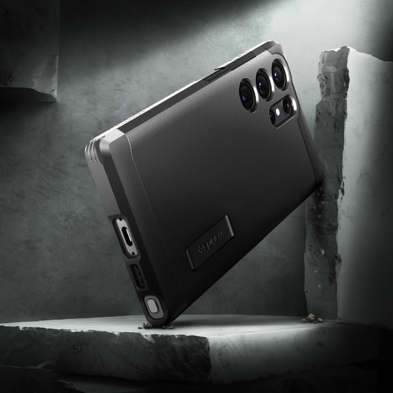 Etui Spigen do Samsung Galaxy S23 Ultra, Tough Armor, Czarne