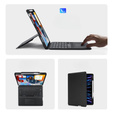 Etui z klawiaturą do iPad Air 13" 2025/2024 (7/6 gen.) / Pro 12.9" 2022/2021/2020 (6/5/4 gen.), Dux Ducis DK Series, czarne
