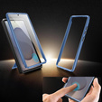 Etui do Samsung Galaxy S25 Ultra, Tongate MECH Series, Klips do paska, niebieskie
