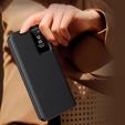 Etui z klapką do Samsung Galaxy S23 FE, Smart View Wallet, czarne