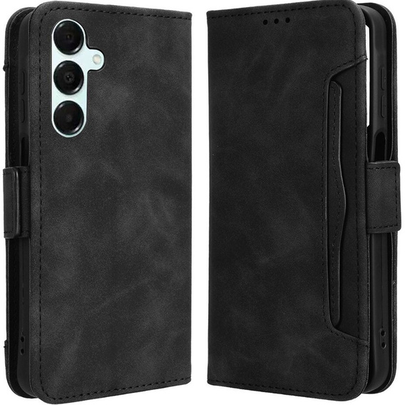 Etui z klapką do Samsung Galaxy A16 / A16 5G, Card Slot, czarne