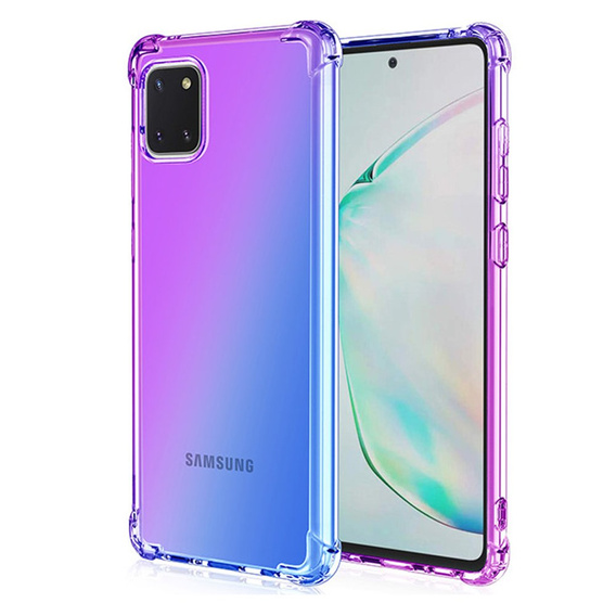 Etui Gradient Dropproof do Samsung Galaxy A22 5G, Fioletowe / niebieskie