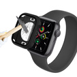 2w1 Etui + Szkło Hartowane do Apple Watch 7/8/9 45MM, Czarne