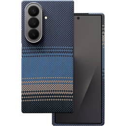 Etui do Samsung Galaxy Z Fold7 5G - magnetyczne z włókna aramidowego, niebieskie