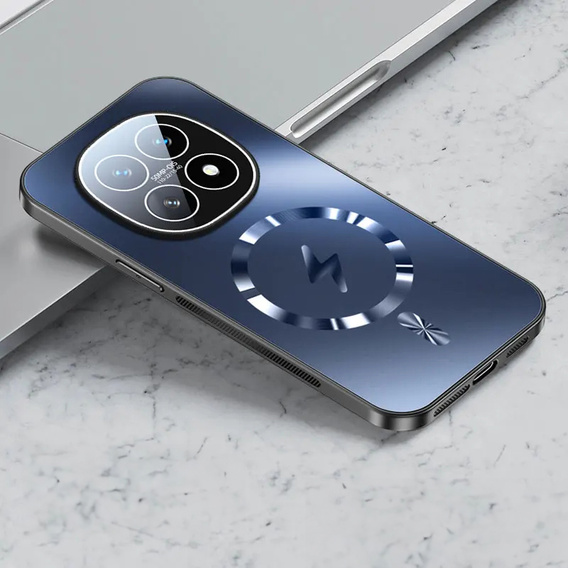 Etui ochronne do Xiaomi Redmi Note 15 5G / Poco M8 5G, do MagSafe, granatowe